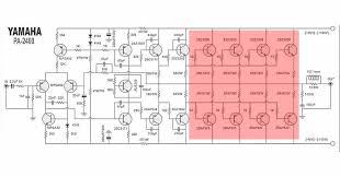 Powerful 2000w power amplifier class h in 2020 circuit. Yamaha Power Amplifier Pa 2400 Schematic Pcb Electronic Circuit