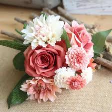 A wide variety of burgundy silk flowers options are available to you, such as occasion, type. 1 Bundle Dahlia Rose Flower Wedding Bouquet Bride Bridesmaid Holding Silk Flowers Artificial Flowers Home Decor Artificial Dried Flowers Aliexpress