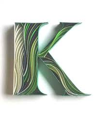 I always thought i (!) was the queen on toilet paper roll crafts. Beautiful Paper Quilling Letter Patterns By Sabeena Karnik