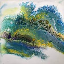 Maybe you would like to learn more about one of these? Original Abstract Painting By Amy Salisbury Abstract Art On Aluminium Yellow Tip Ufineart