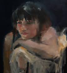 I really enjoyed painting this little diptych