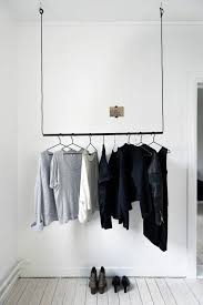 Portant Vetements Suspendu Au Plafond Closet Designs Vintage Laundry Room Decor Clothing Rack