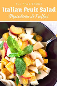 Italian Fruit Salad Macedonia Di Frutta Recipe Recipes Italian Recipes Fruit Recipes