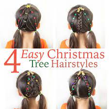 4 Easy Christmas Hairstyles For Girls Christmas Hairstyles Kids Hairstyles Hair Styles