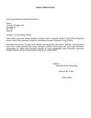 Surat pernyataan ini juga dapat dibuat oleh segolongan kelompok yang mana untuk mencapai suatu kesepakatan dengan kelompok lainnya. 15 Contoh Surat Pernyataan Tidak Bersalah
