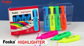 Foska Bright Colors Marker Pen Student Supplies Non-Toxic ...