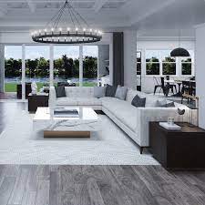 White Leather Sectional Sofa Best Living Room Decor Ideas 3d Rendering Interiordesign Sofa Decor Ho Living Room Decor Leather Sectional Sofa Room Decor