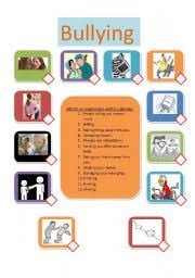 English Teaching Worksheets Bullying Bullying Worksheets Bullying Bullying Prevention