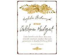Die anrede des goldenen hochzeitspaars ergibt sich aus dem besonderen anlass. Wandschild Metallschild Herzlichen Gluckwunsch Zur Goldenen Hochz 19 99