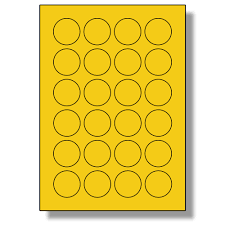 Make sure your barcode will hold up to its use. 24 Per Page Sheet 500 Sheets 12000 Yellow Round Sticky Labels Label Planet Blank Matt