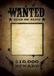 Western wanted poster illustrations & vectors. Wanted Poster Template Fbi And Old West Free Poster Template Free Poster Template Western Theme Party