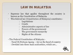 Malaysian legal system legal histor. Malaysian Legal System
