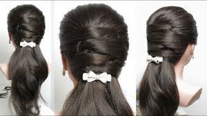 Easy Everyday Hairstyle For Long Medium Hair Youtube Easy Everyday Hairstyles Medium Hair Styles Easy Hairstyles For Long Hair