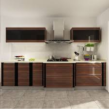 Kitchen Cabinets Pvc Wood Grain Op14 Pvc02 Contemporary Small Kitchens Modular Kitchen Cabinets Kitchen Cabinet Design
