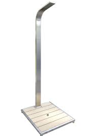 Ideal Ibiza Modell 70 Kaltwasser Gartendusche Mit Fussbetatigung Inkl Wpc Bodenplatte Gartendusche Dusche Solardusche
