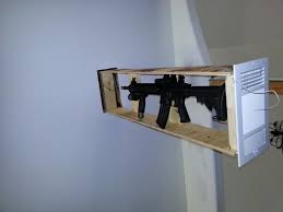 The better idea maybe to outsmart the local thief and hide your weapon or weapons. Hidden Gun Storage