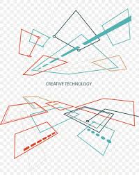 geometric lines technology background png 1141x1442px