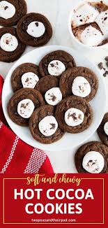 Hot Cocoa Cookies Hot Cocoa Cookies Cocoa Cookies Cookies Recipes Chocolate Chip