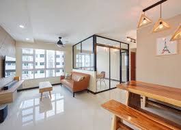 Note long view, with far wall. Living Room Scandinavian Interior Design Hdb
