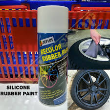 Car Rim Spray Color Plastic Dip Car Rim Silicon Rubber Spray Paint Shopee Malaysia
