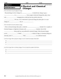 In chemical change where it can be reversed chemical properties of substance alter and a new. Physical And Chemical Changes Lesson Plans Worksheets