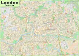 Area codes in london, ontario. Large Detailed Map Of London Ontario