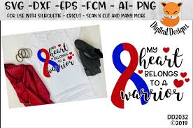 Download Chd Awareness My Heart Belongs To A Warrior Svg 431659 Cut Files Design Bundles