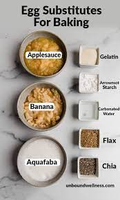 The main difference between the two? The 8 Best Egg Substitutes For Baking Tips Tricks How To Use Them Unbound Wellness