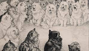 40 realistic animal pencil drawings. Cute Cats And Psychedelia The Tragic Life Of Louis Wain Illustration Chronicles