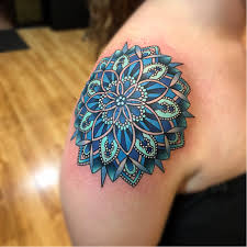 Mandala Tattoo Mandala Tattoo Shoulder Inspirational Tattoos Colorful Mandala Tattoo