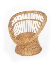 Vous recherchez un fauteuil en rotin vintage vintage ? Fauteuil Corbeille En Rotin Contour Tresse Confortables Lucinevintage