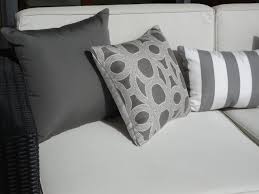 The gray was very pretty and they seemed well made but sizing was so inconsistent, i had to return these. Charcoal Grey Outdoor Interiors Outdoor Cushions Sunbrella
