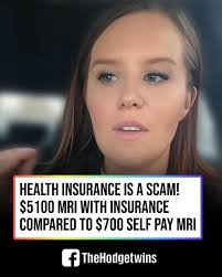 They told me my MRI would be $5,100 WITH insurance — but only $700 WITHOUT  it.” When she asked to self-pay, the hospital said, “Since you have  insurance, we won't let you.” “