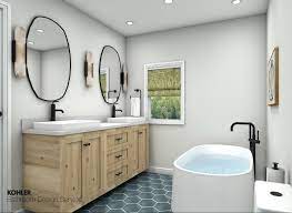 Pendants chandeliers linears flushmounts sconces bathroom & vanity lighted mirrors lighted medicine cabinets artifacts arendela components hauksbee parohn vorleigh colors & finishes literature bathroom design services find a kohler signature store find a showroom find a remodeler Kohler Bathroom Design Service Personalized Bathroom Designs
