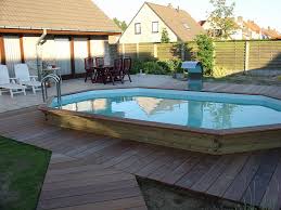 Constructeur Piscines Bois Kit Semi Enterree Ou Hors Sol Pas Cher
