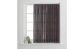 Hand opens black vertical blinds of fabric on the window. Buy Argos Home Vertical Blind Pack Grey Blinds Argos