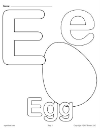 Free Printable Uppercase And Lowercase Letter E Coloring Page Letter E Worksheets Like Alphabet Coloring Pages Preschool Alphabet Printables Alphabet Coloring