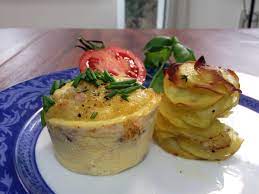 Kartoffelgratin Und Omelett Aus Der Muffinform Rezept Mit Video Kochbar De