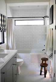 On the other hand, if a modern farmhouse look is more your thing, opt for blacks, creamy whites and dark woods. Black White Modern Farmhouse Kid Bathroom Styled By Kasey