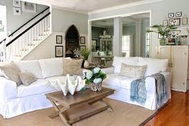 Coastal Living Room Design White Fabric Slipcovered Sofa White Couch Slipcover De Living Room Design White Slipcovered Living Room Slipcovered Sofa Living Room