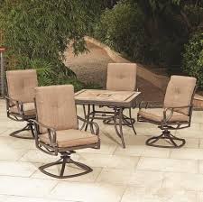Backyard Creations 5 Piece Kensington Dining Collection At Menards Outdoor Bistro Set Bistro Set Better Homes Gardens