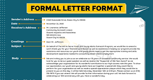 This is especially true when writing in response to an inquiry of some kind or when writing to express appreciation for a job interview, a reference, or other professional assistance you have received. Formal Letter Format Useful Example And Writing Tips 7esl
