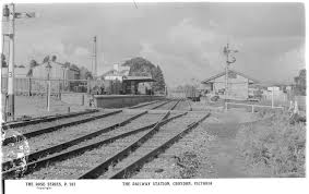 Croydon Railway Station Pre Electrification Rose Stereograph Photo Melbourne Suburbs Melbourne Victoria Melbourne
