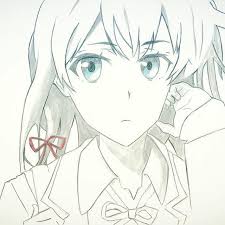 Yukino Yukinoshita Of Oregairu Zoku Idk I Just Love All The Characters Of Oregairu Well She Is A Ice Cold Princess But Anime Sketch Drawings Anime Drawings