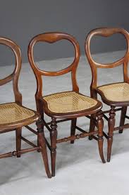 Set 4 Beech Cane Balloon Back Chairs Chair Small Dining Table Vintage Chairs