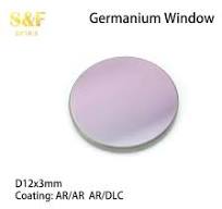 Customized D12X3 Ge Window Infrared Ar/Ar Ar/Dlc Coating 8-12um Infrared  Germanium Window for Infrared Application