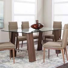 From a sleek glass dining room table to dazzling coffee tables with a rectangle glass table top, a glass surface. Cramco Inc Leone Rectangular Glass Top Dining Table Value City Furniture Dining Tables
