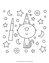 Josué on stem word searchyes, go to page 2 of pdf. Cat And Stars Coloring Page Free Printable Pdf From Primarygames