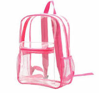 Wholesale Custom Outdoor Casual Fashion School Bag Travel PVC Transparent  Clear Backpack for Kids