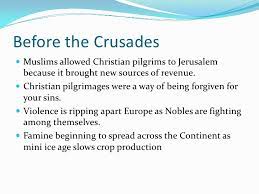 The byzantine emporor alexios i felt threatened by the muslims and pleaded to the western. Causes Of The Crusades